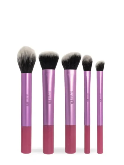 KIT DE BROCHAS PIEL MORADO TRENDY - Imagen 2