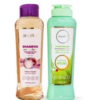 KIT DUO SHAMPOO CON CEBOLLA Y ACONDICIONADOR ANYELUZ